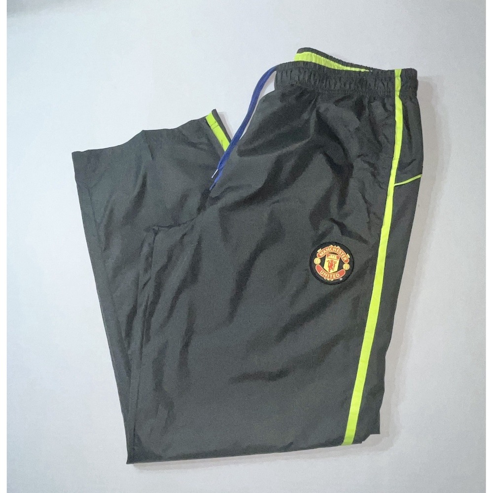 Manchester United Track‎ Pants Men's Large Gray  Football World Cup Soccer Club